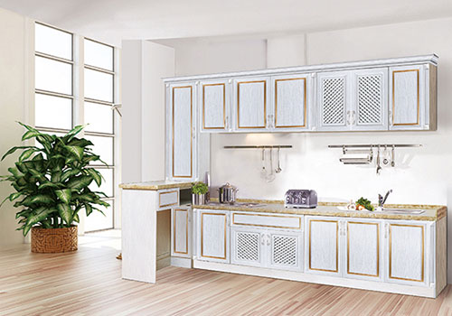 廚房整體全鋁櫥柜裝修效果圖