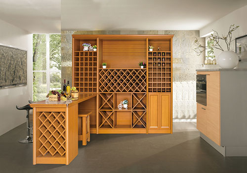 中小戶(hù)型全鋁整體家居酒柜定做