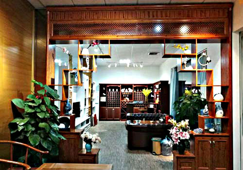 客廳展廳全鋁廳隔斷屏風柜