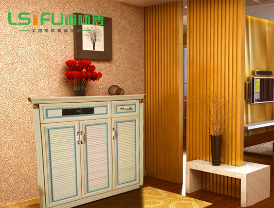 入戶門口全鋁鞋柜裝修設計效果圖