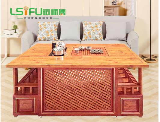 鋁師傅全鋁家具茶幾定制設計圖片