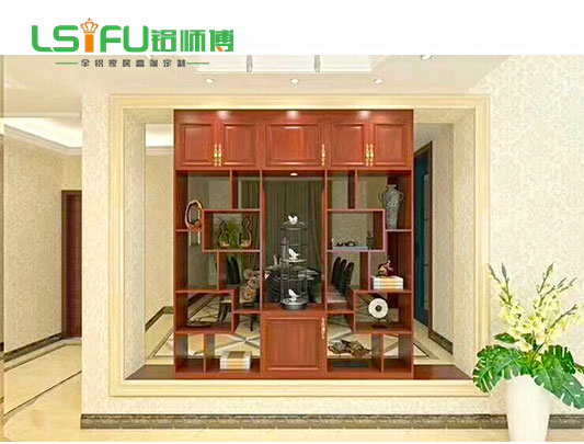 鋁師傅全鋁家居屏風柜裝修效果圖 鋁師傅全鋁家居屏風柜裝修效果圖