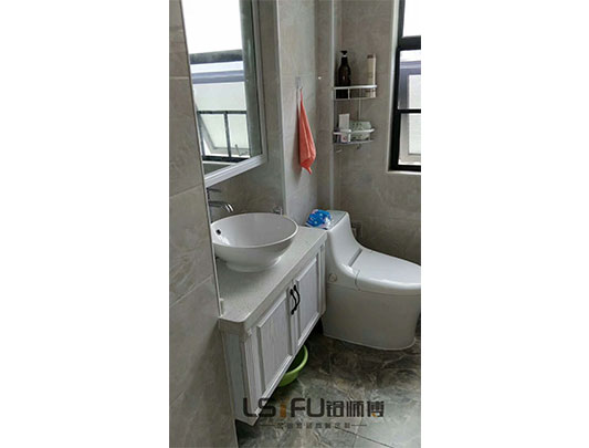 鋁師傅全鋁家居落地式整體全鋁浴室柜圖片