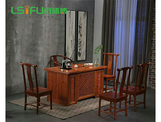 鋁師傅配套全鋁茶幾椅子定制裝修效果圖