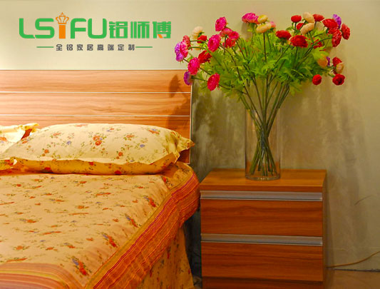 鋁師傅定制全鋁床頭柜圖片