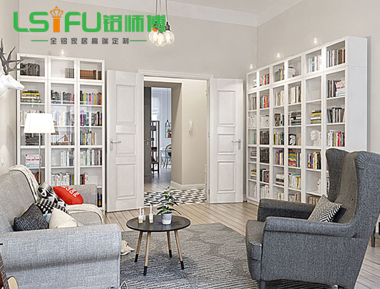 鋁師傅客廳全鋁屏風書柜圖片 鋁師傅客廳全鋁屏風書柜圖片