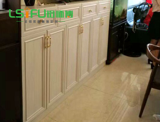 鋁師傅客廳全鋁鞋柜裝修效果圖案例