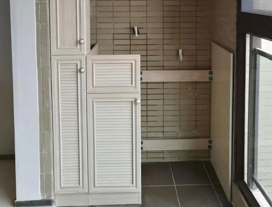 鋁師傅全鋁家居陽臺儲物浴室柜裝修效果圖（1）