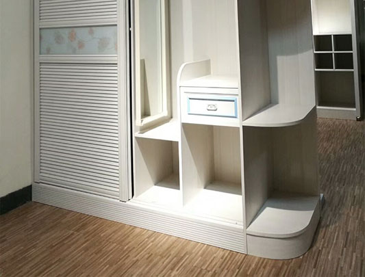 鋁師傅全鋁家具臥室整體衣柜裝修效果圖