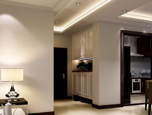 鋁師傅進門玄關(guān)全鋁鞋柜圖片