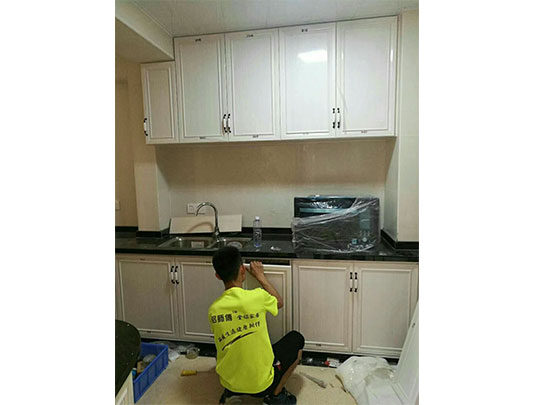 鋁師傅全鋁家居整體櫥柜安裝現場實拍圖片