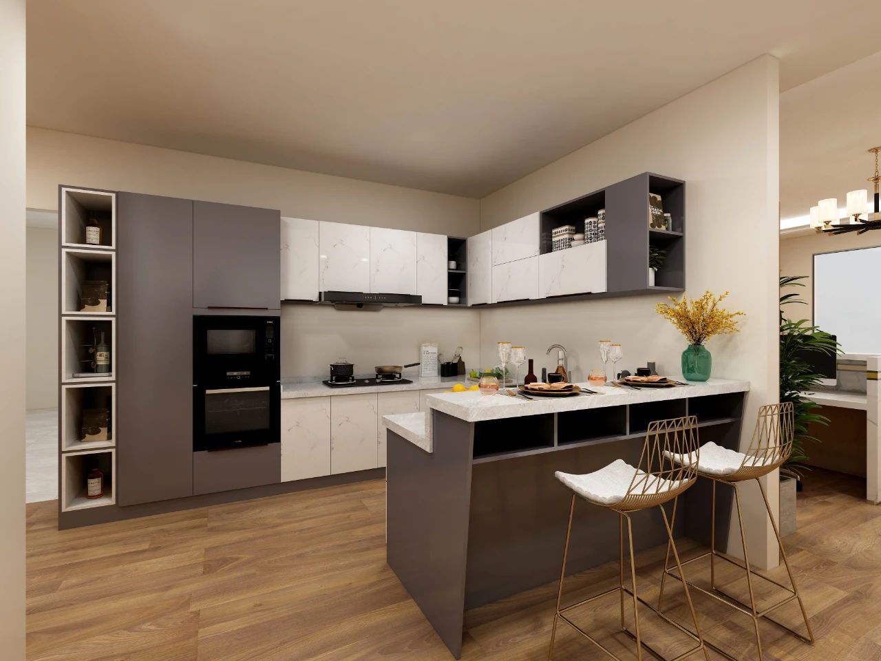 廚房裝修為什么選擇全鋁定制櫥柜？