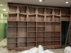 閱讀家圖書館全鋁書柜工程單安裝效果