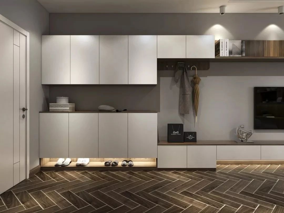 戶型沒有玄關，全鋁鞋柜怎么設計？